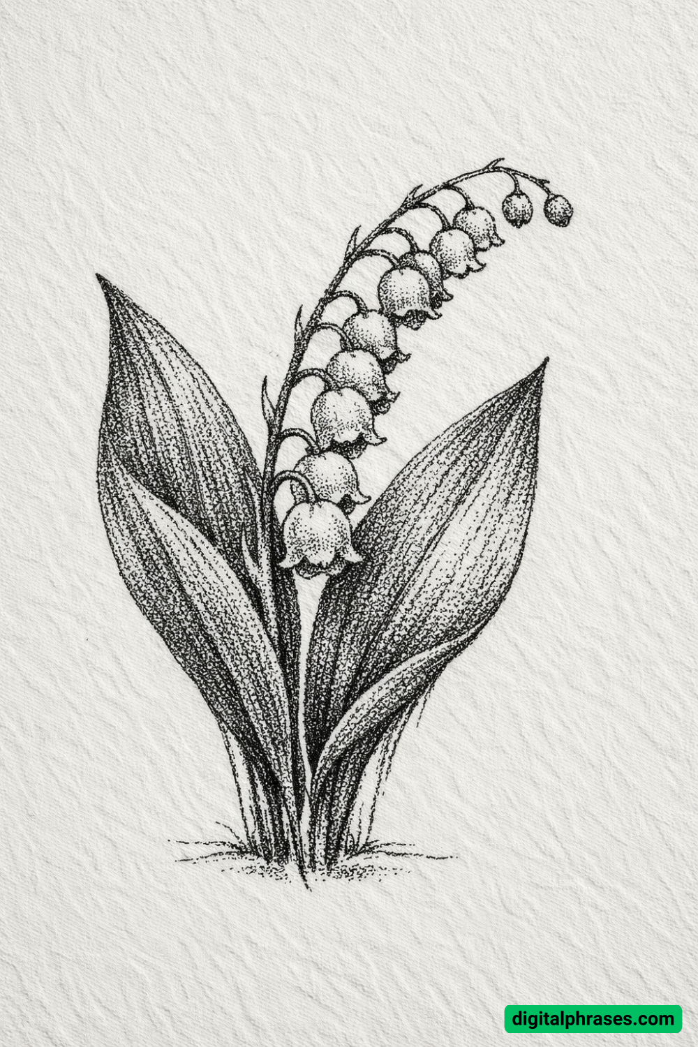 17 Lily of the Valley Drawing Ideas