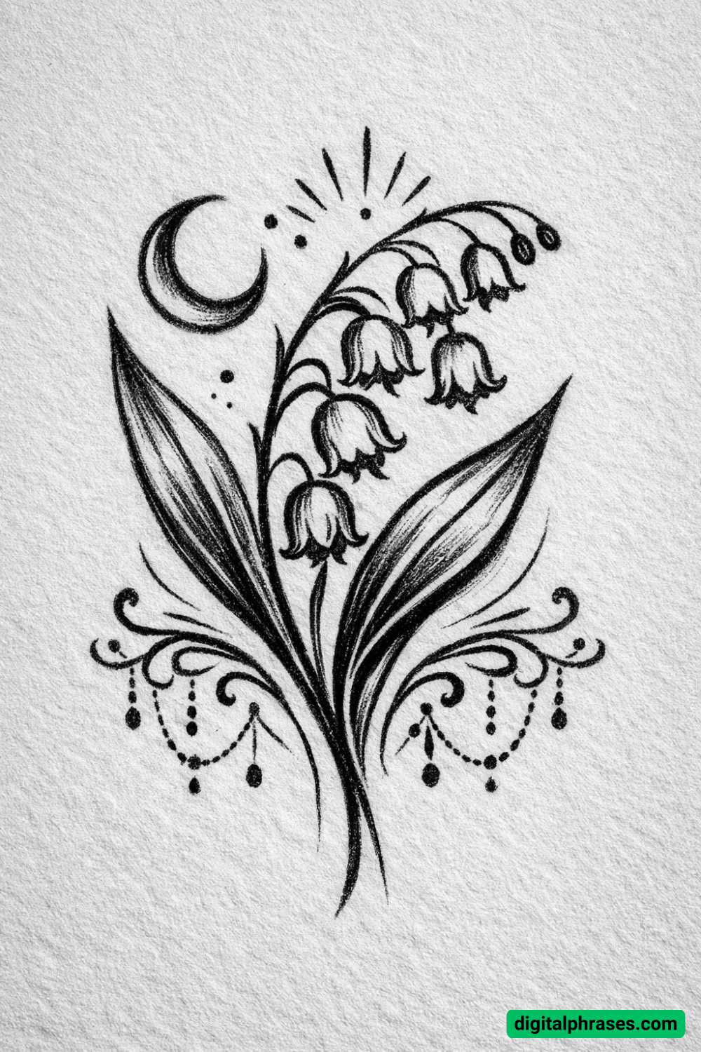 17 Lily of the Valley Drawing Ideas