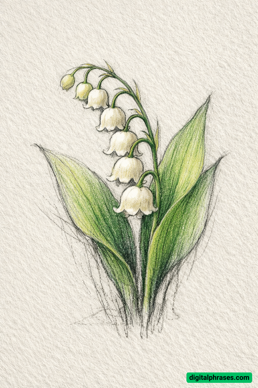 17 Lily of the Valley Drawing Ideas