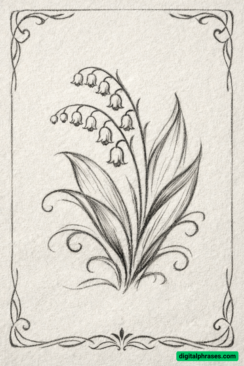 17 Lily of the Valley Drawing Ideas 17 Lily of the Valley Drawing Ideas