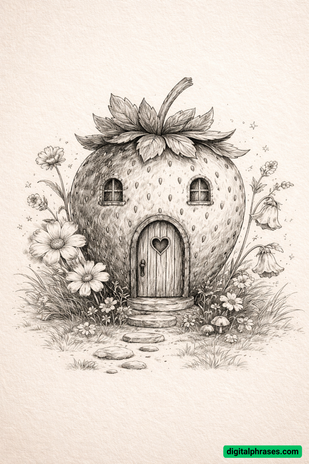 21 Strawberry Drawing Ideas 21 Strawberry Drawing Ideas