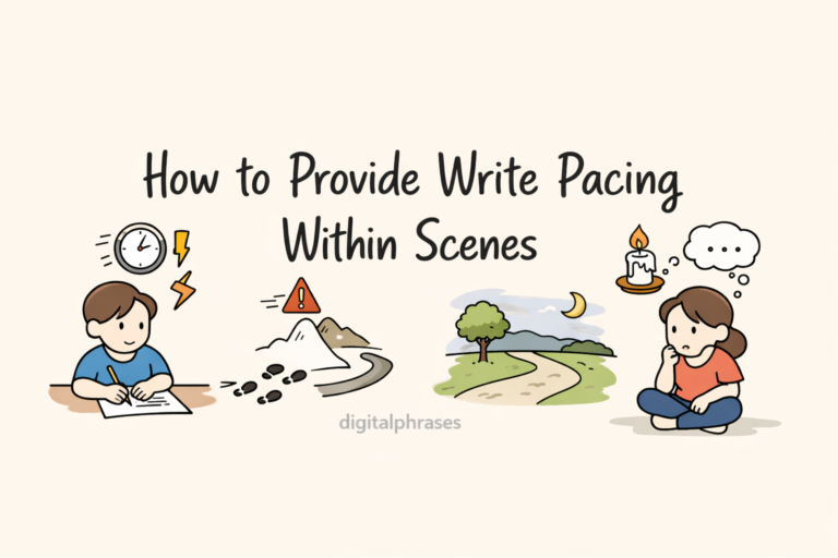 How to Provide Write Pacing Within Scenes