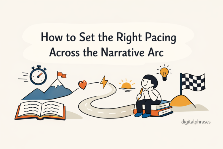How to Set the Right Pacing Across the Narrative Arc