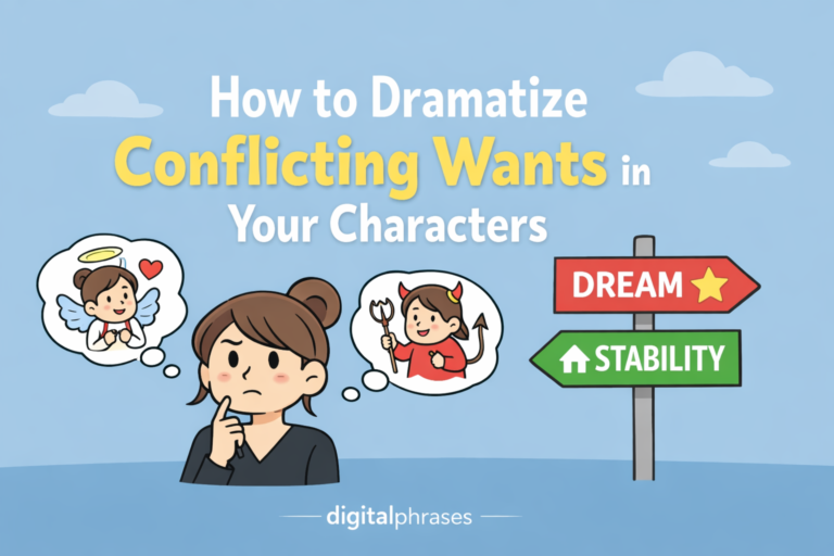 How to Dramatize Conflicting Wants in Your Characters