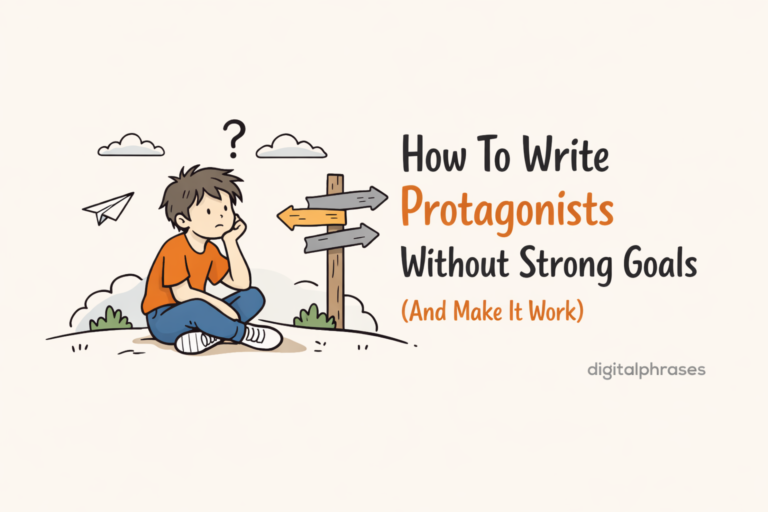 How To Write Protagonists Without Strong Goals (And Make It Work)