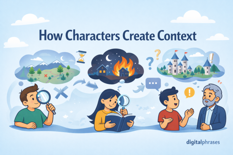 How Characters Create Context