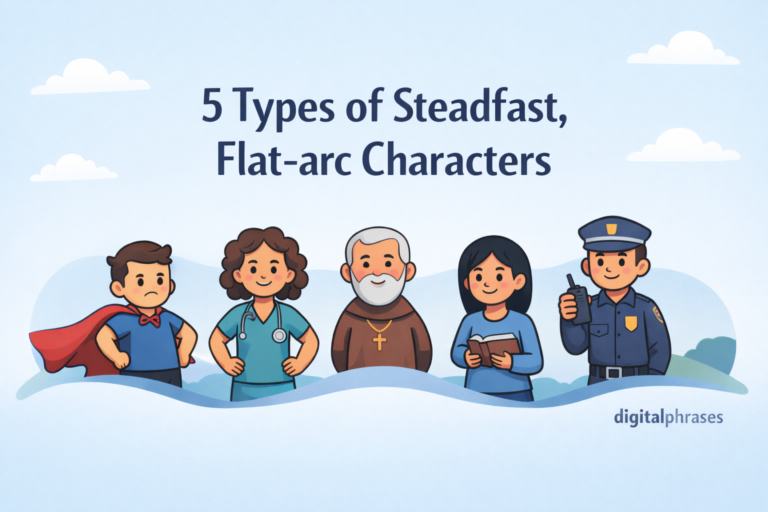 5 Types of Steadfast, Flat-arc Characters