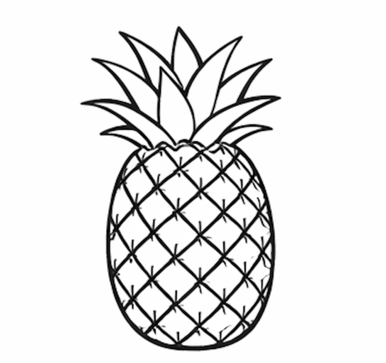 How To Draw a Pineapple