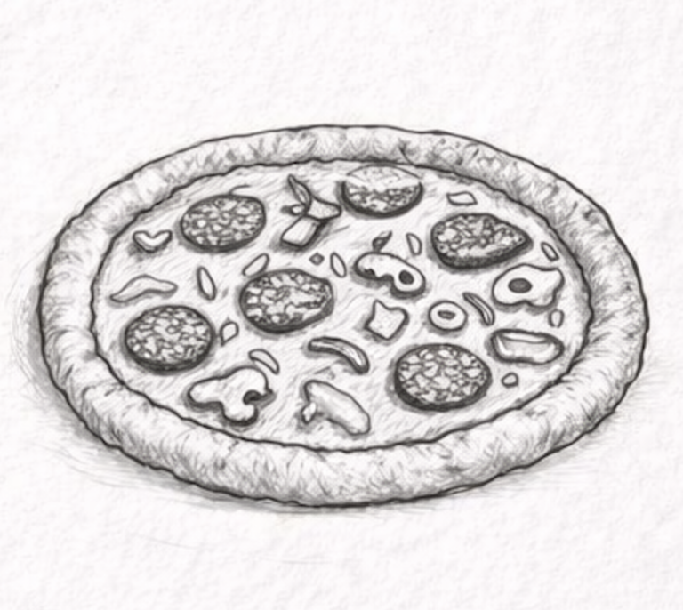 How To Draw a Pizza