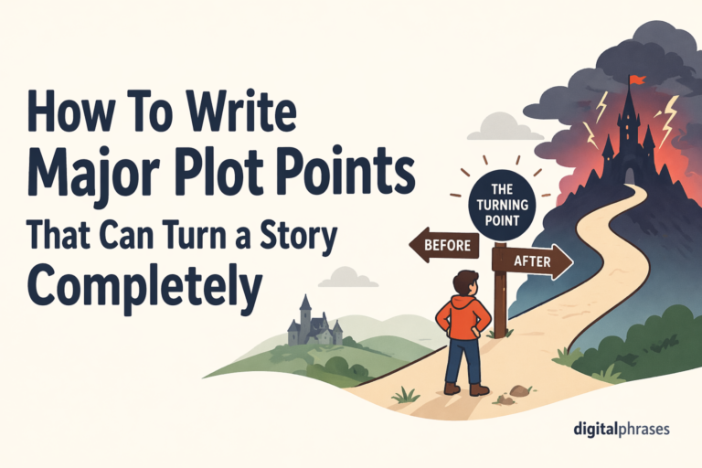 How To Write Major Plot Points That Can Turn a Story Completely