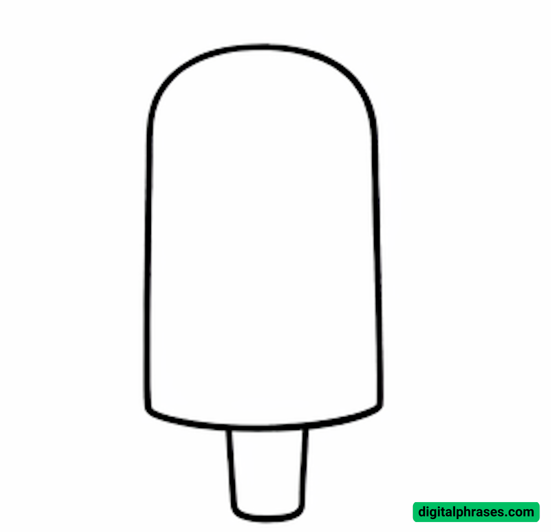 How To Draw a Popsicle