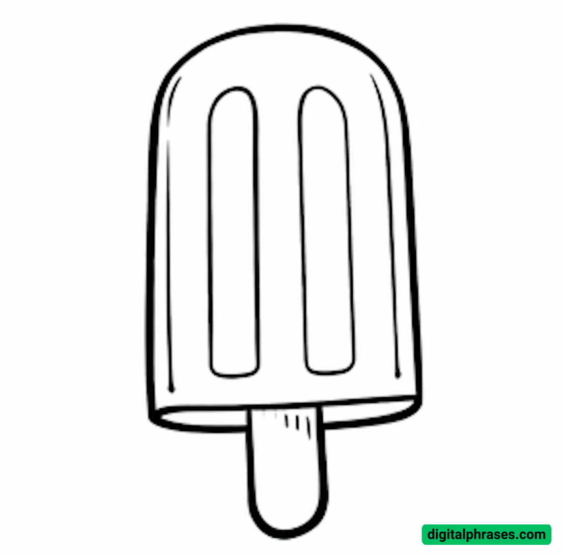 How To Draw a Popsicle
