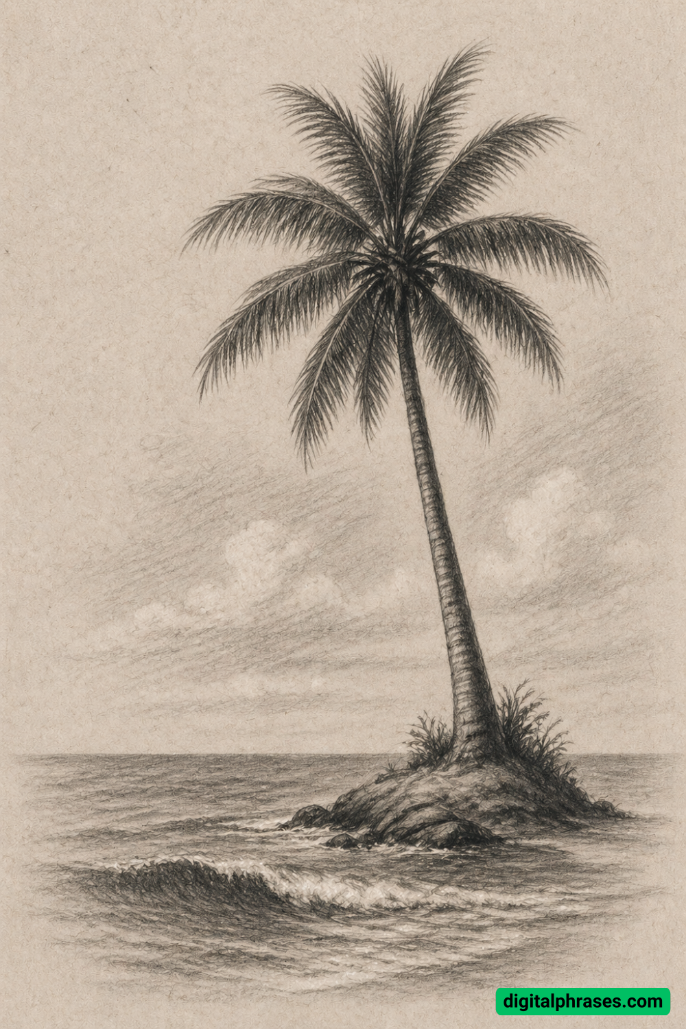 21 Palm Tree Drawing Ideas
