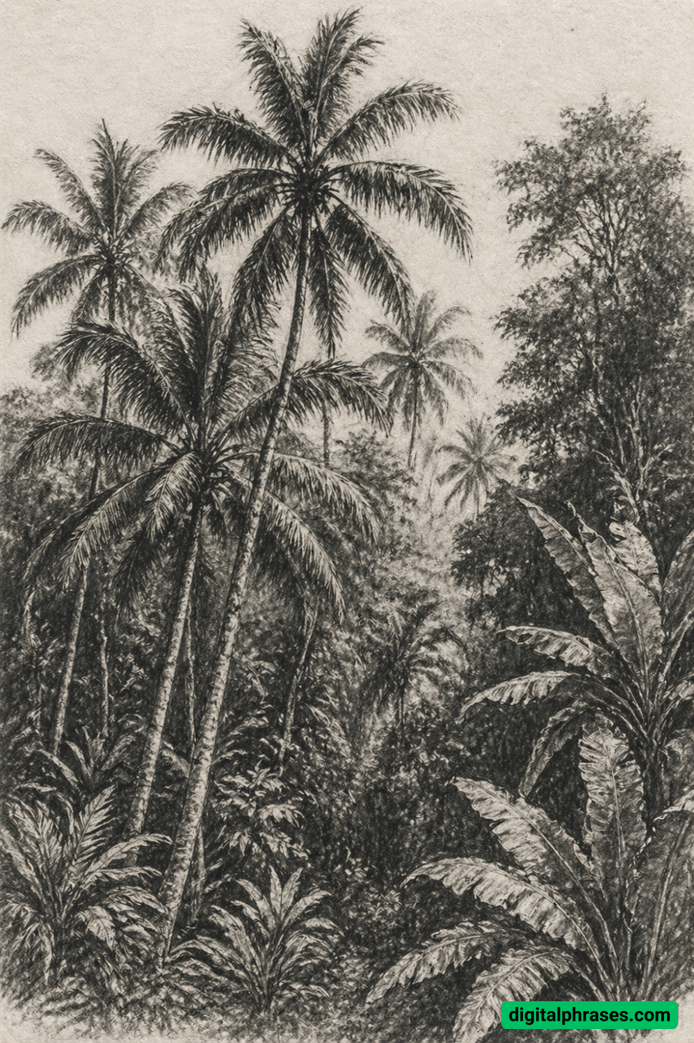 21 Palm Tree Drawing Ideas