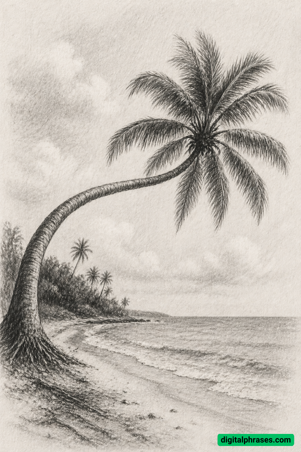 21 Palm Tree Drawing Ideas