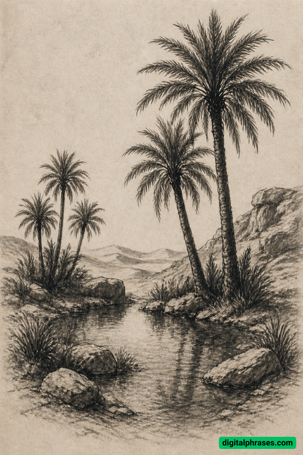 21 Palm Tree Drawing Ideas