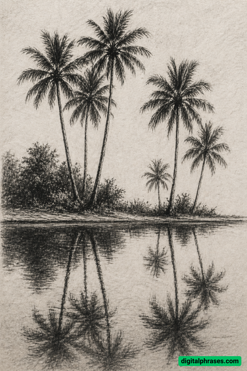 21 Palm Tree Drawing Ideas