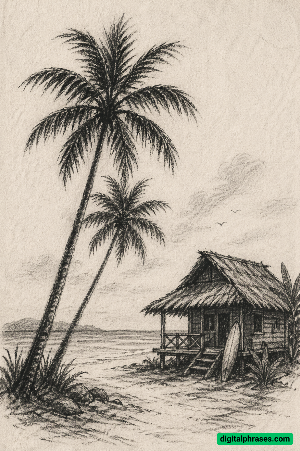 21 Palm Tree Drawing Ideas