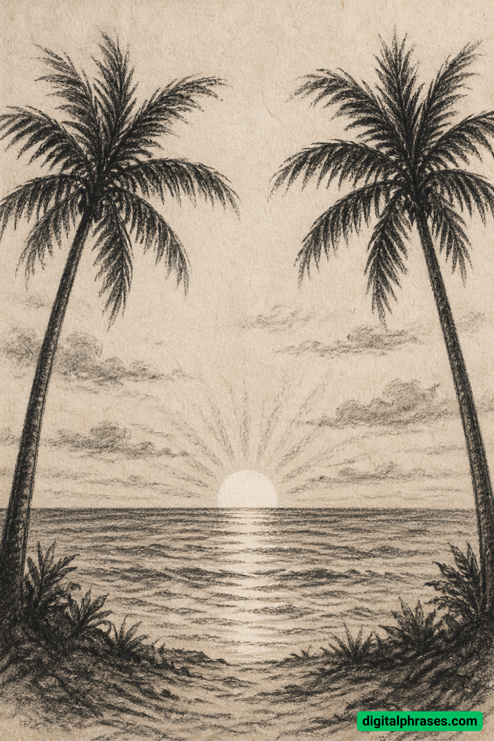 21 Palm Tree Drawing Ideas