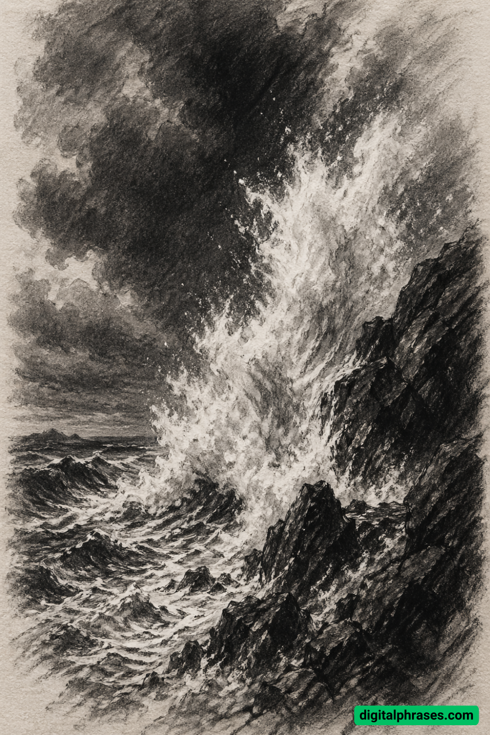 19 Sea Waves Drawing Ideas