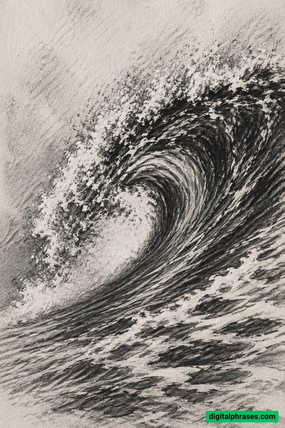19 Sea Waves Drawing Ideas
