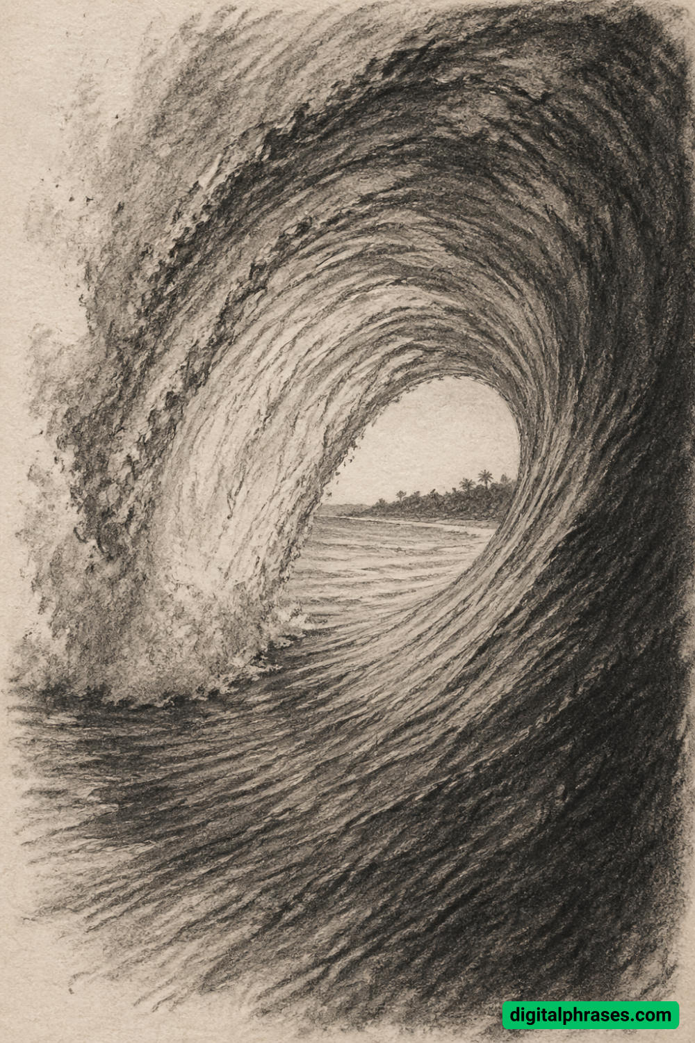 19 Sea Waves Drawing Ideas