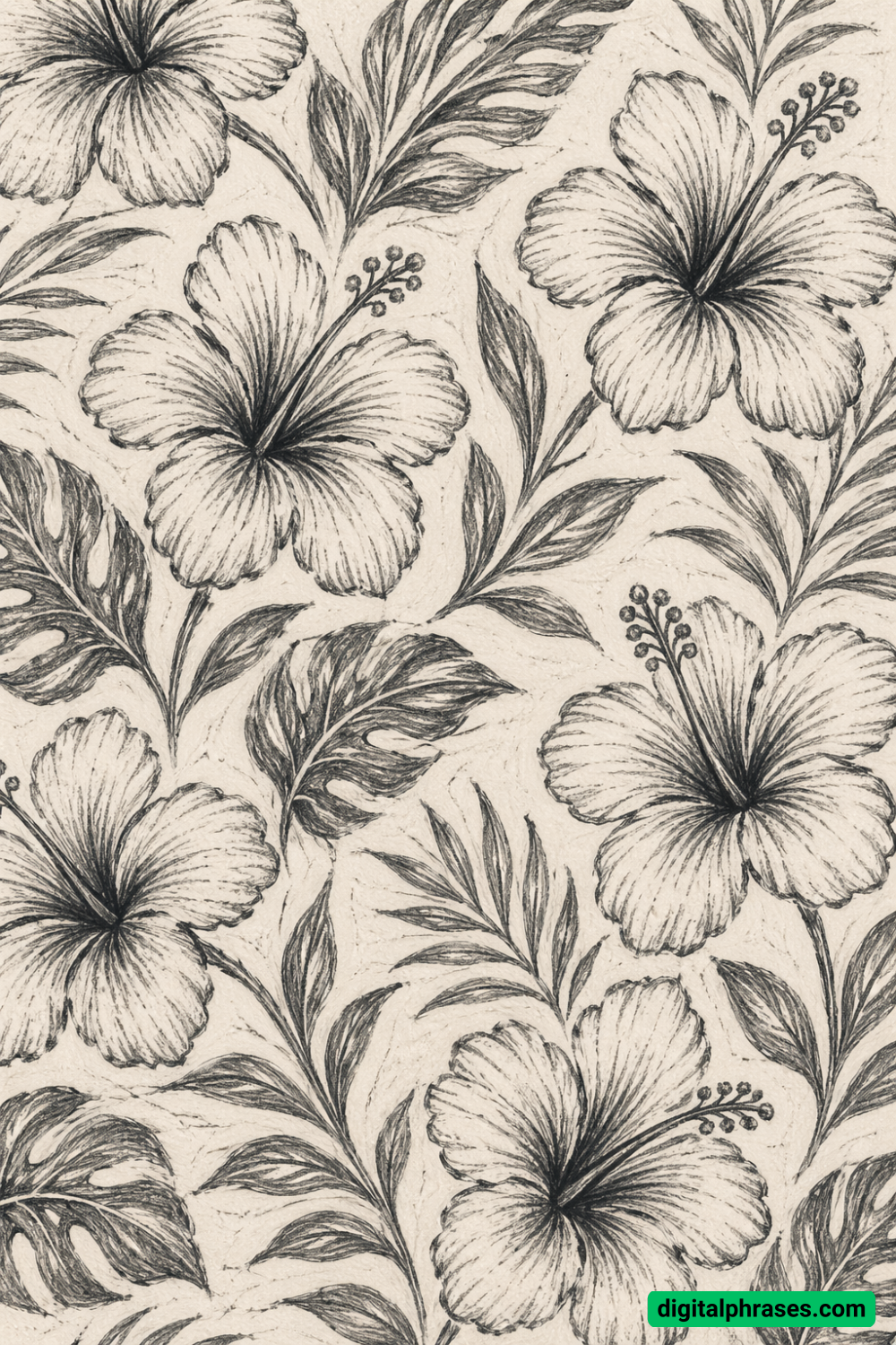 25 Hawaiian Flower Drawing Ideas
