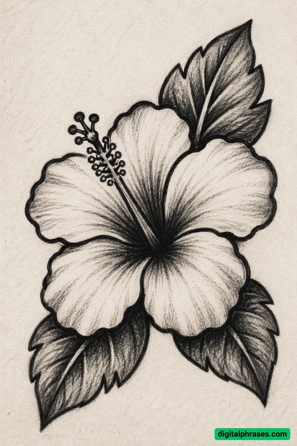 25 Hawaiian Flower Drawing Ideas