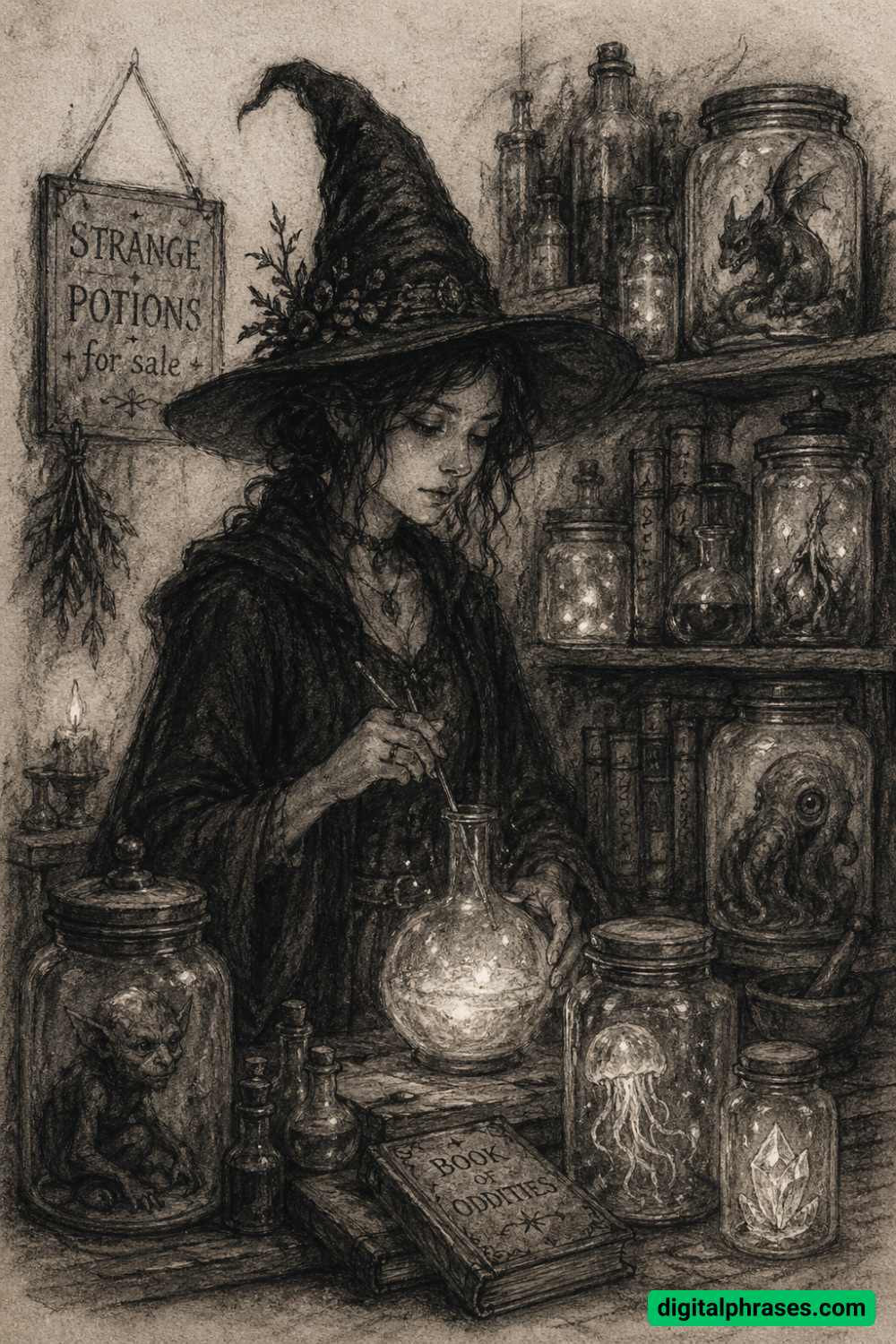 23 Witch Drawing Ideas 23 Witch Drawing Ideas