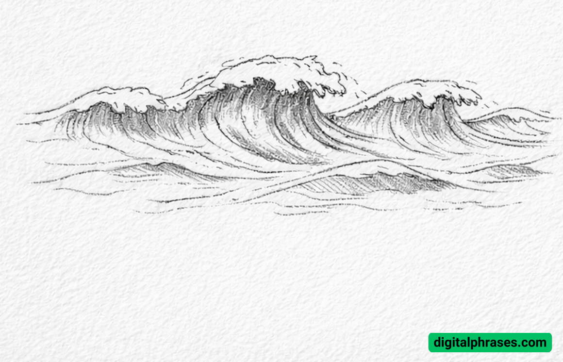 How To Draw Sea Waves
