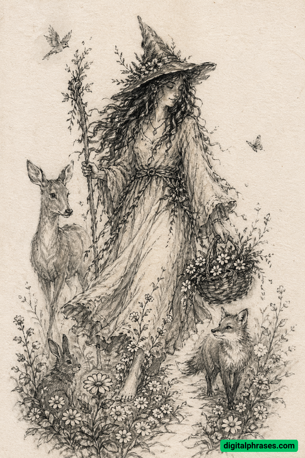 23 Witch Drawing Ideas