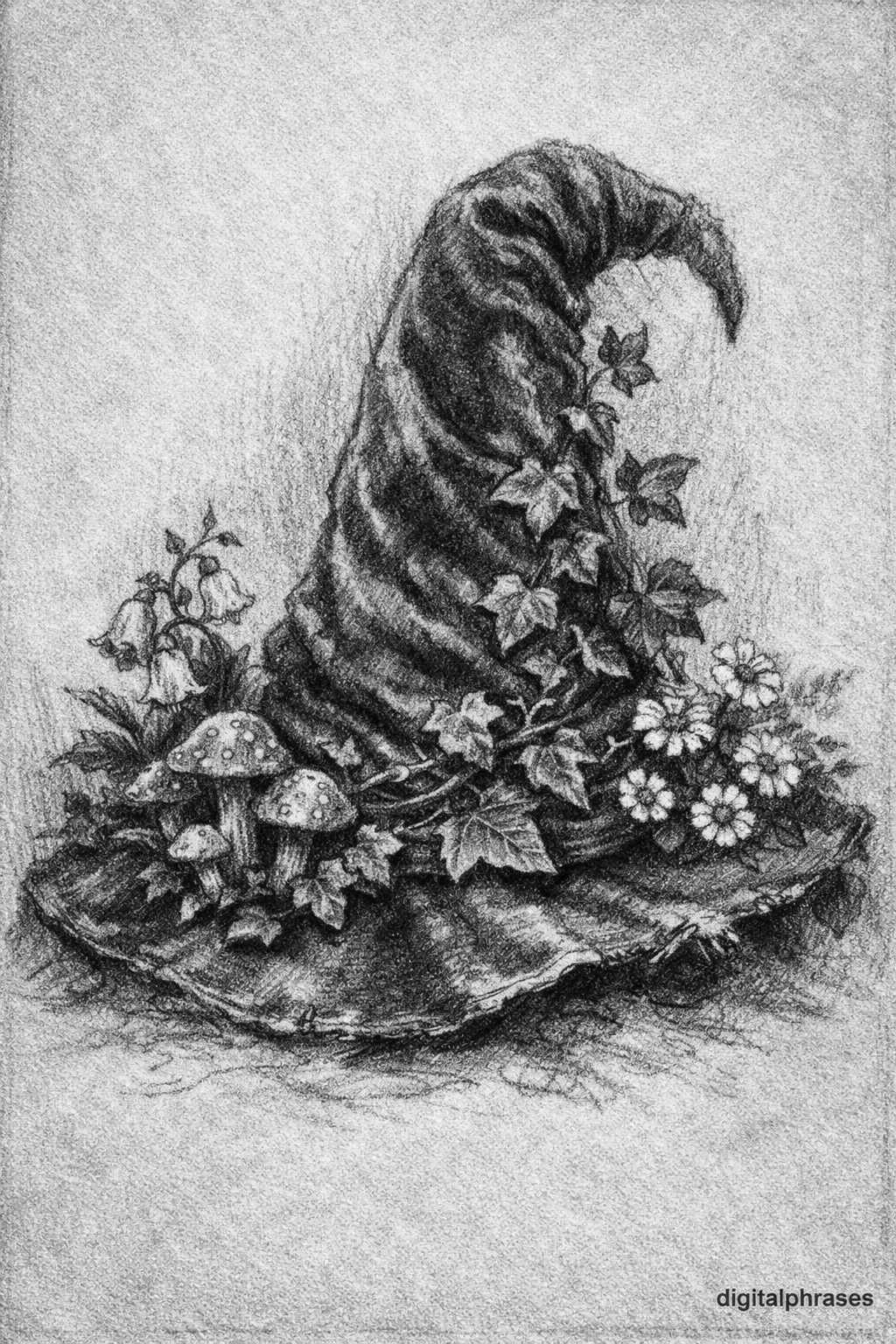 Witch and Witch Hat Drawing Ideas