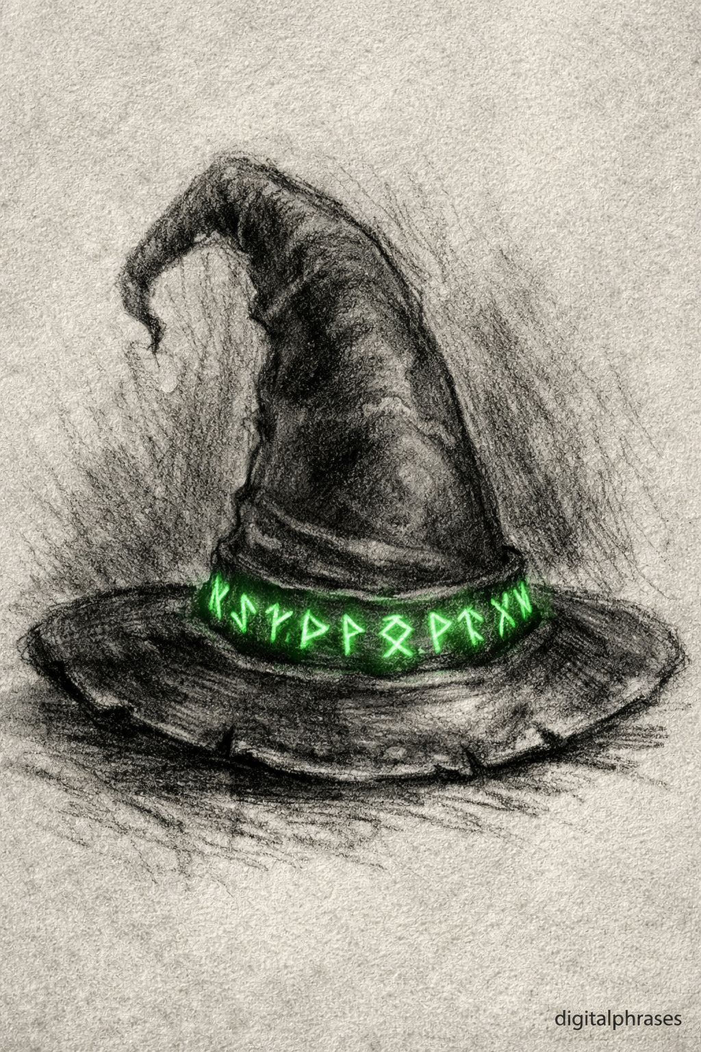 Witch and Witch Hat Drawing Ideas
