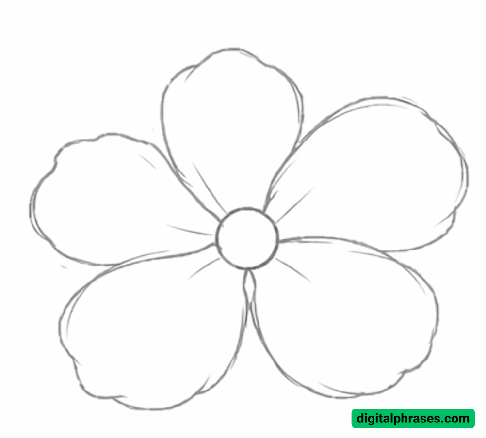 How to Draw a Hawaiian Flower