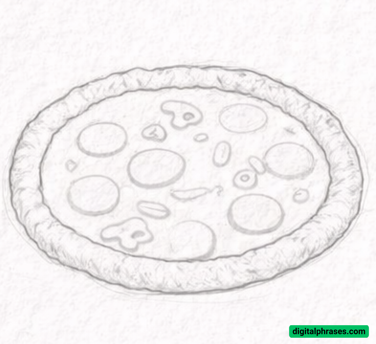 How To Draw a Pizza How To Draw a Pizza