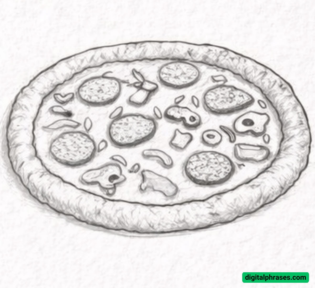 How To Draw a Pizza