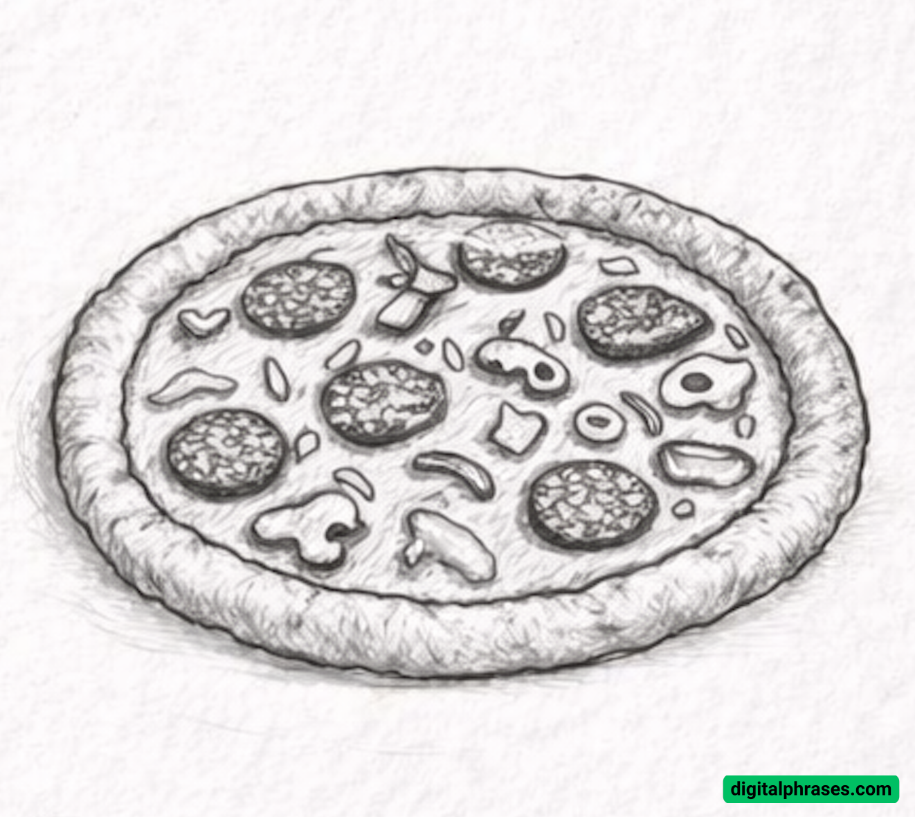 How To Draw a Pizza