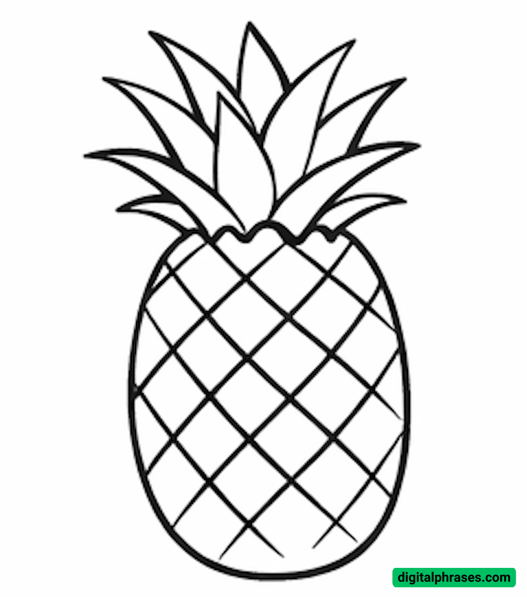 How To Draw a Pineapple