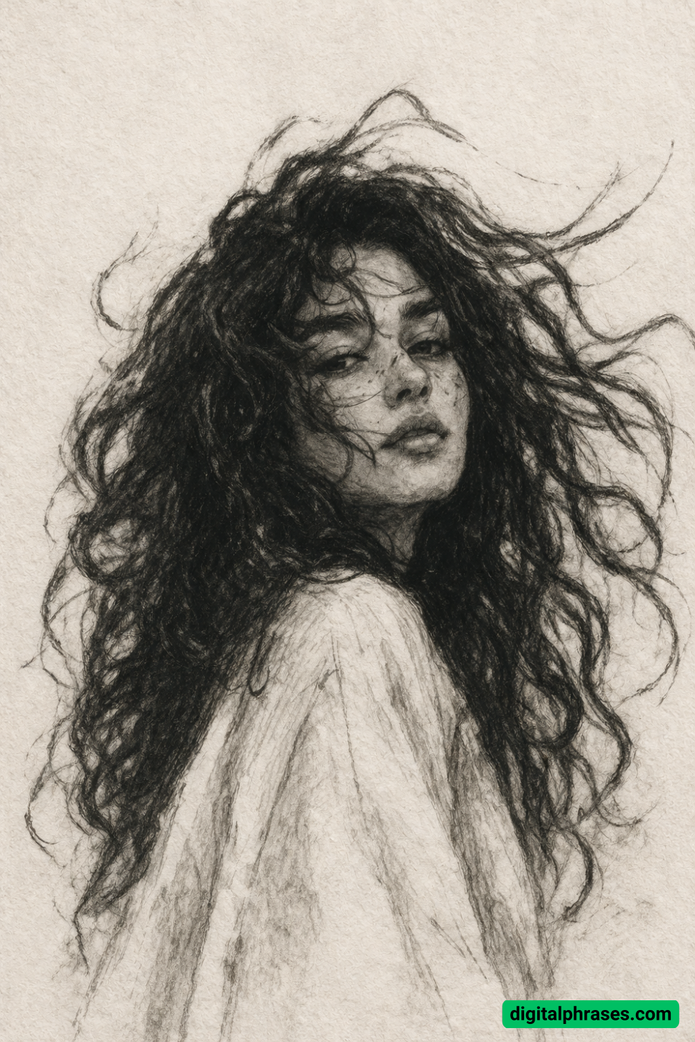 23 Curly Hair Drawing Ideas