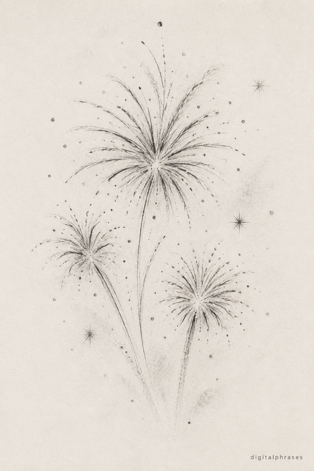 23 Fireworks Drawing Ideas