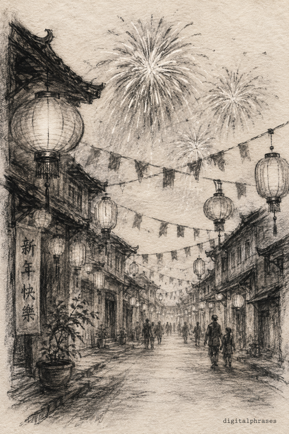 23 Fireworks Drawing Ideas