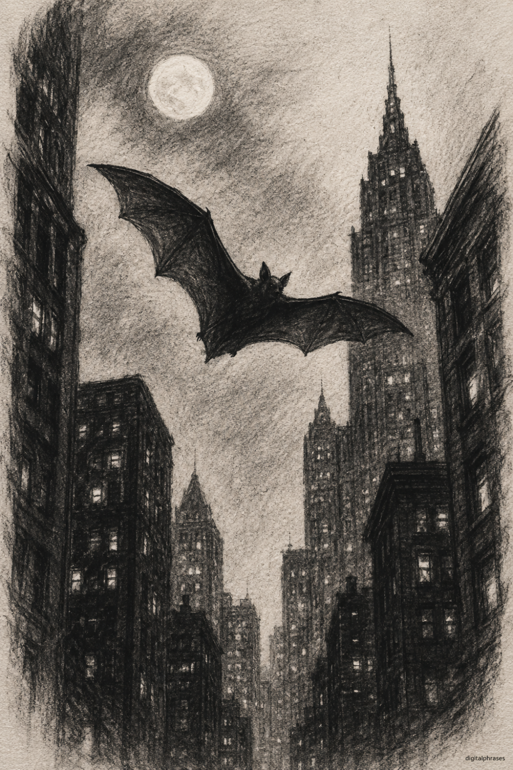 24 Bat Drawing Ideas