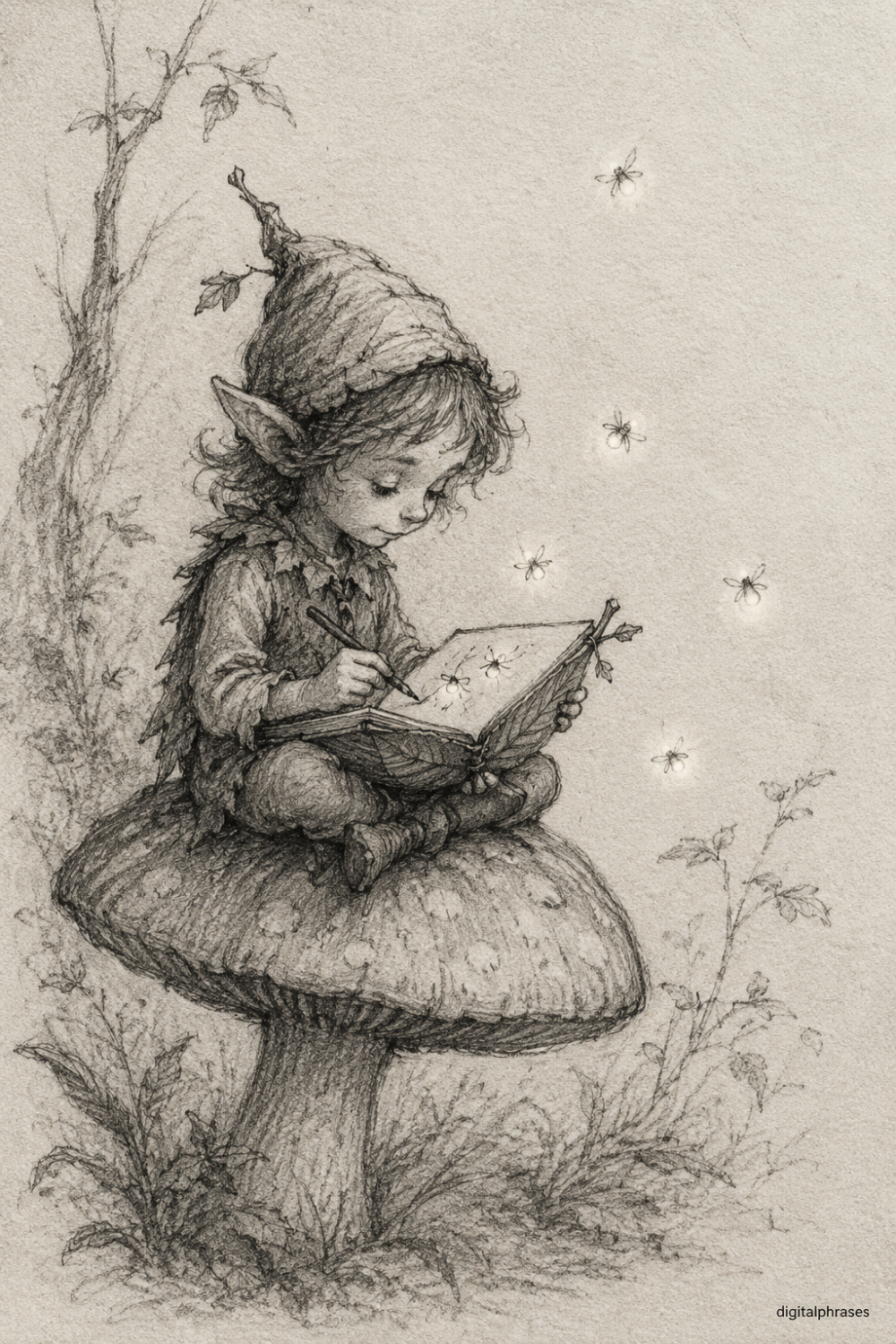 26 Elf Drawing Ideas
