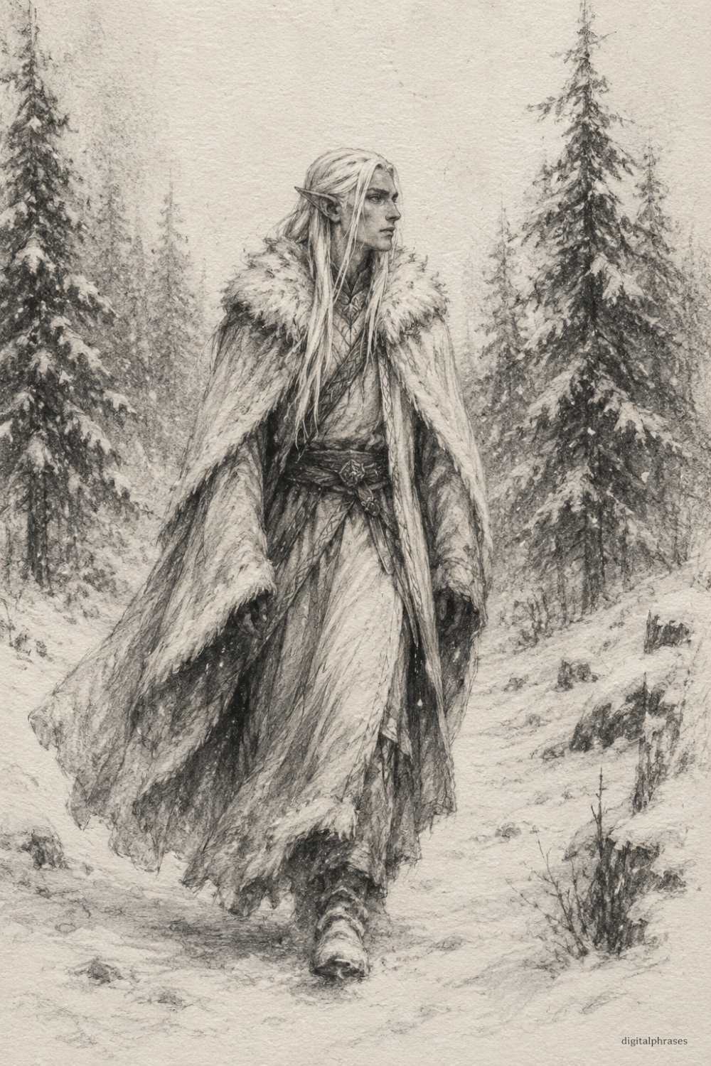 26 Elf Drawing Ideas