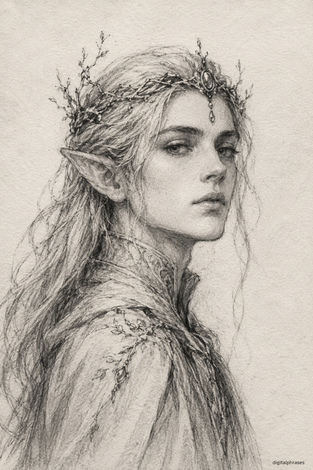 26 Elf Drawing Ideas