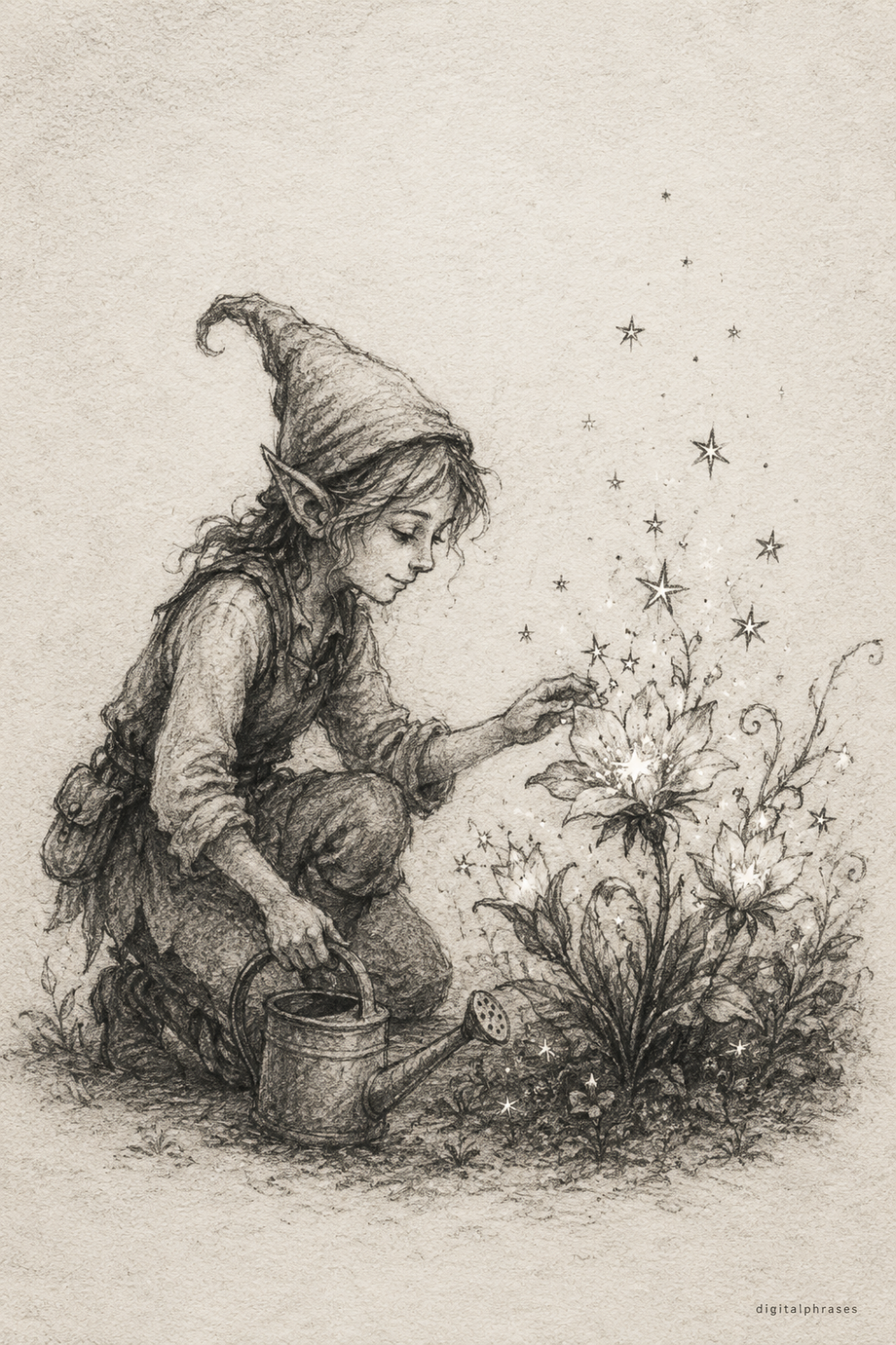26 Elf Drawing Ideas