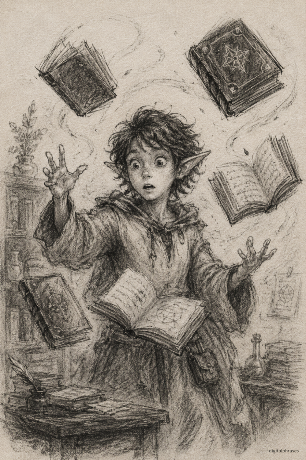 26 Elf Drawing Ideas