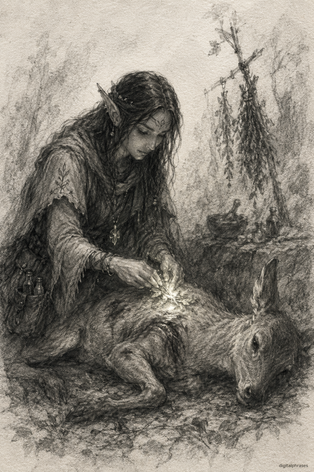26 Elf Drawing Ideas