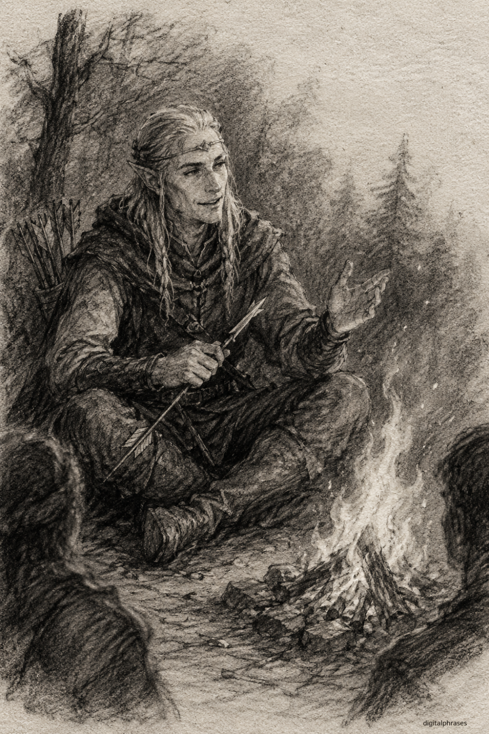 26 Elf Drawing Ideas