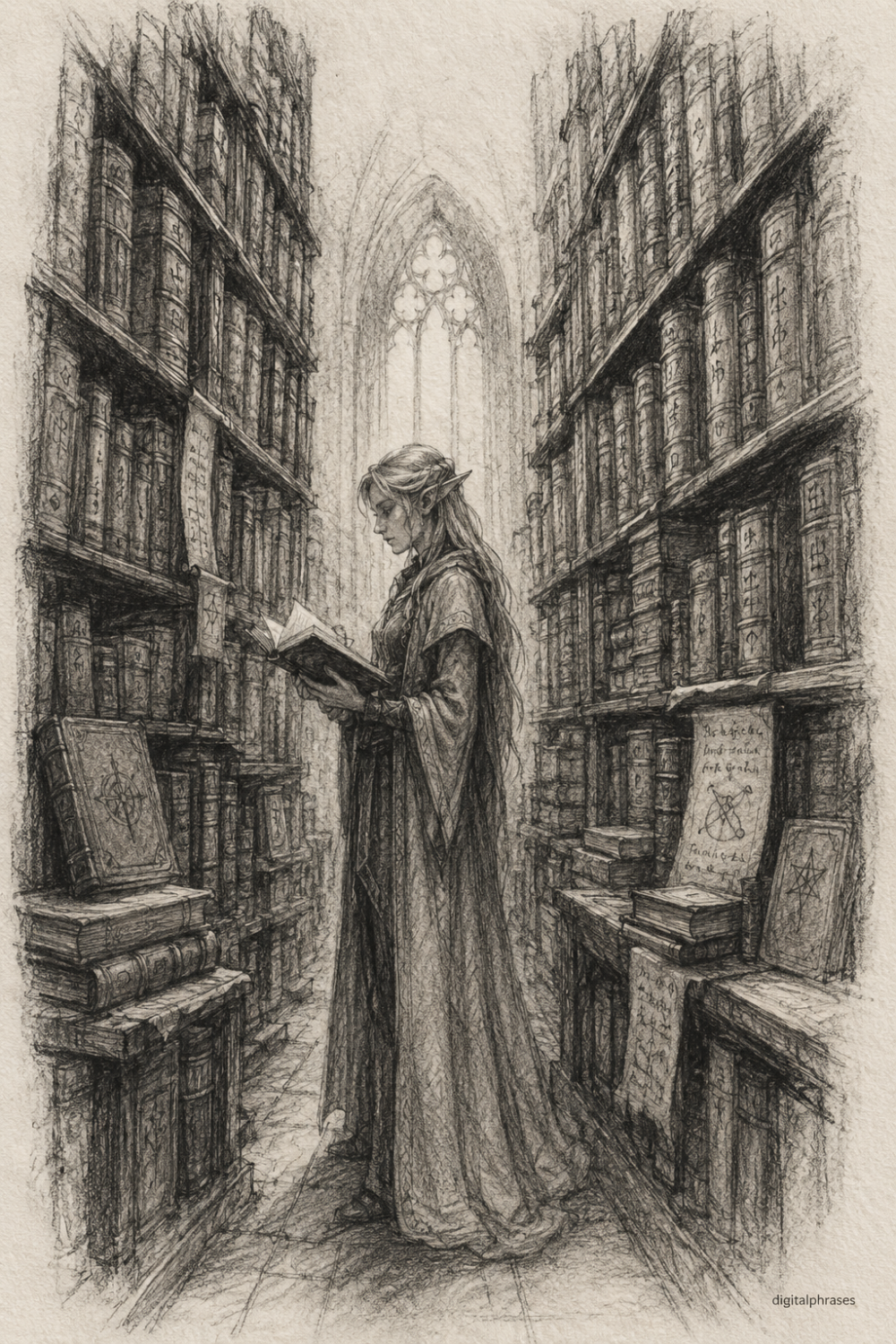 26 Elf Drawing Ideas
